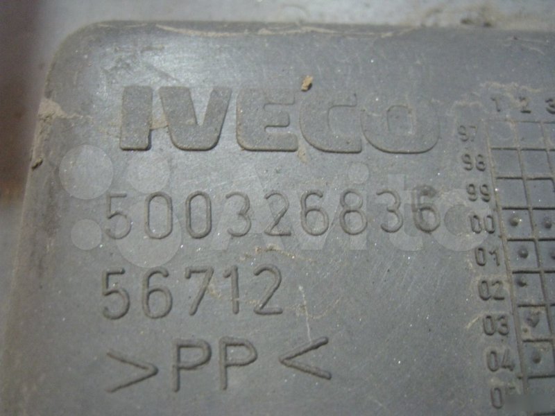 Накладка бампера задняя Daily 3