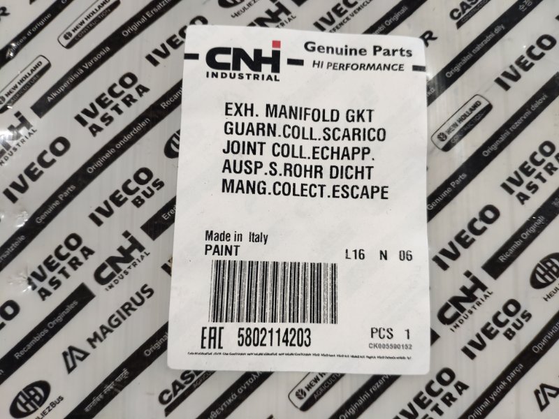 Прокладка выпускного коллектора Ducato / Daily / Patriot 2002 - наст. время 244 / 250 2.3 JTD Прокладка выпускного коллектора Ducato / Daily / Patriot 2002 - наст. время 244 / 250 2.3 JTD