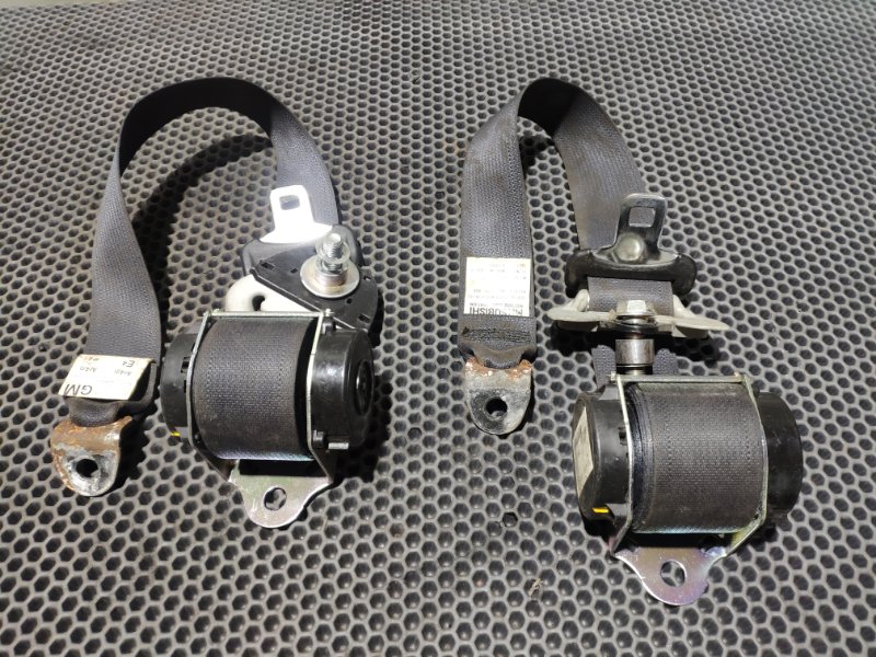 Ремень безопасности с пиропатроном задний Mitsubishi Outlander XL CW 2006-2012 2.0 TDI BSY 6066751 Б/У