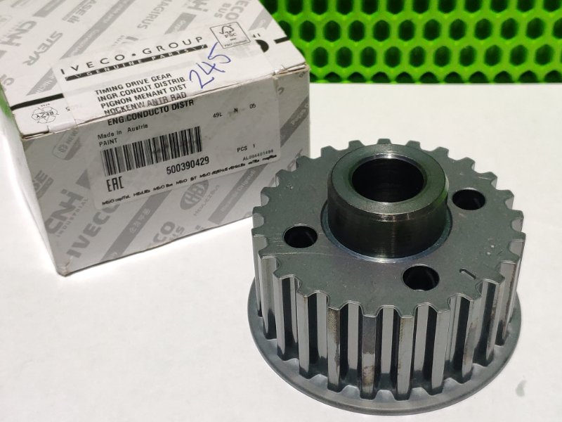 Звезда шестерня коленвала Fiat Iveco UAZ Ducato Daily Patriot 2002 - наст. время 244 / 250 / 290 / 3 / 4 / 5 / 2.3 JTD 500390429 новая
