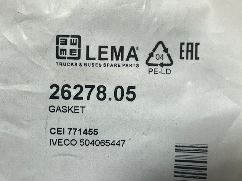 Прокладка теплообменника Ducato Daily Patriot 2002 - наст. время 244 / 250 / 290 / 3 / 3 / 5 / 6 2.3 JTD - 2.3 HPi F1A F1AE