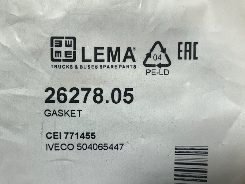 Прокладка теплообменника Ducato Daily Patriot 2002 - наст. время 244 / 250 / 290 / 3 / 3 / 5 / 6 2.3 JTD - 2.3 HPi F1A F1AE