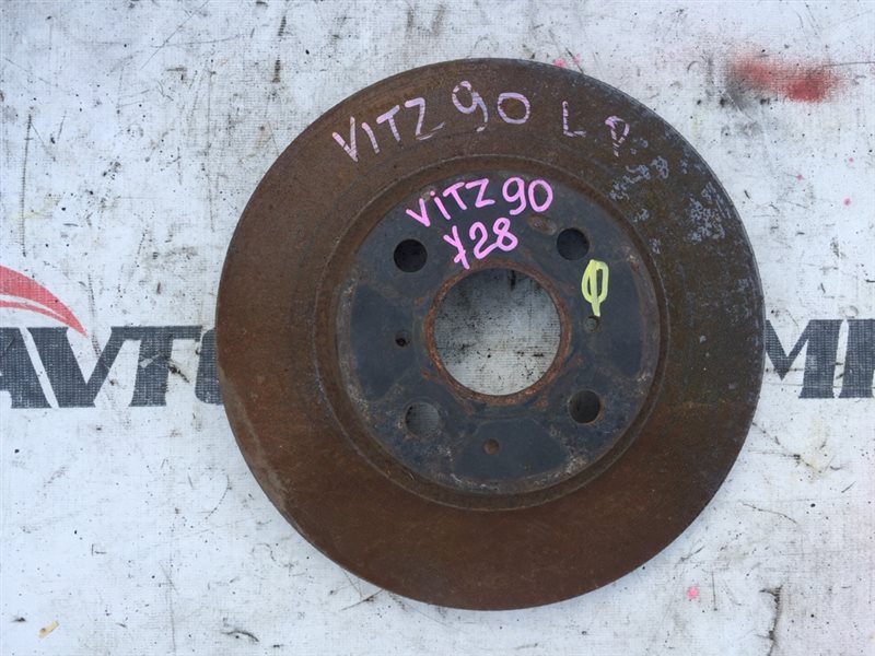 диск тормозной TOYOTA VITZ KSP90 1KR-FE 2005-2007 передний 50180