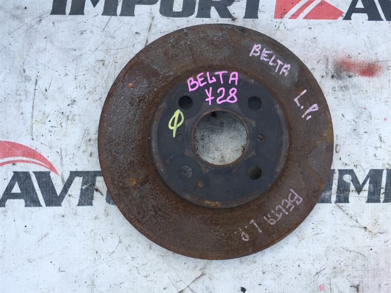 диск тормозной TOYOTA BELTA SCP92 2SZ-FE 2005-2012 передний 50182