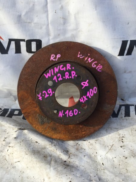 диск тормозной NISSAN WINGROAD NY12 HR15DE 2005-2018 передний 119094