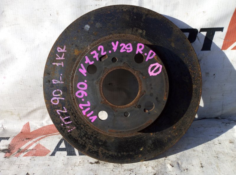 диск тормозной TOYOTA VITZ KSP90 1KR-FE 2007-2010 передний 119633