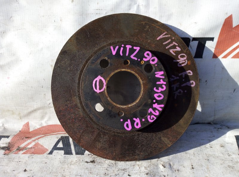 диск тормозной TOYOTA VITZ KSP90 1KR-FE 2005-2007 передний 119634