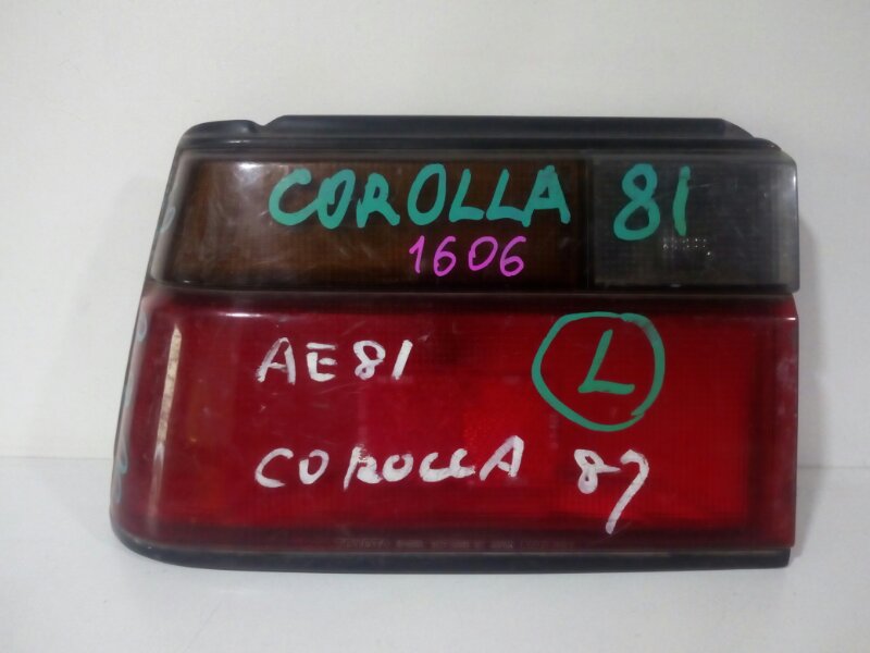 стоп-сигнал TOYOTA COROLLA AE81 3A-LU 1983-1987 задний левый 1606