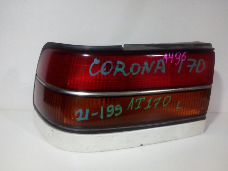 стоп-сигнал TOYOTA CORONA ST170 4S-FE 1987-1989 левый 1496