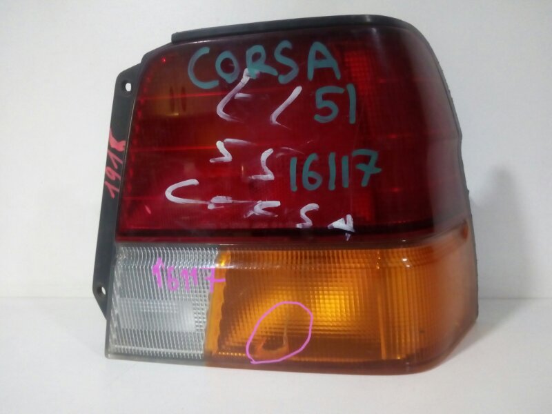стоп-сигнал TOYOTA CORSA EL51 4E-FE 1994-1997 правый 137393