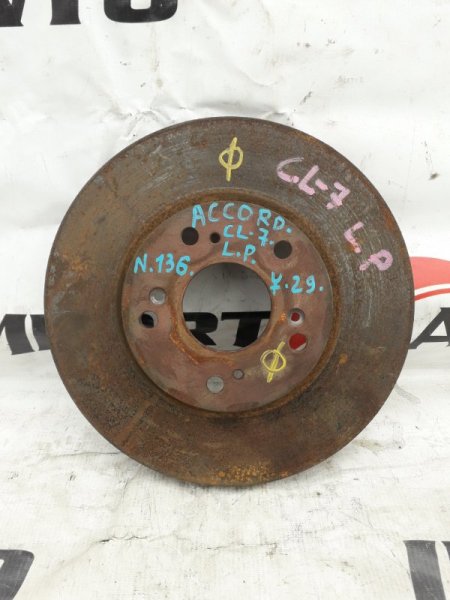 диск тормозной HONDA ACCORD CL7 K20A 2002-2005 передний 145601