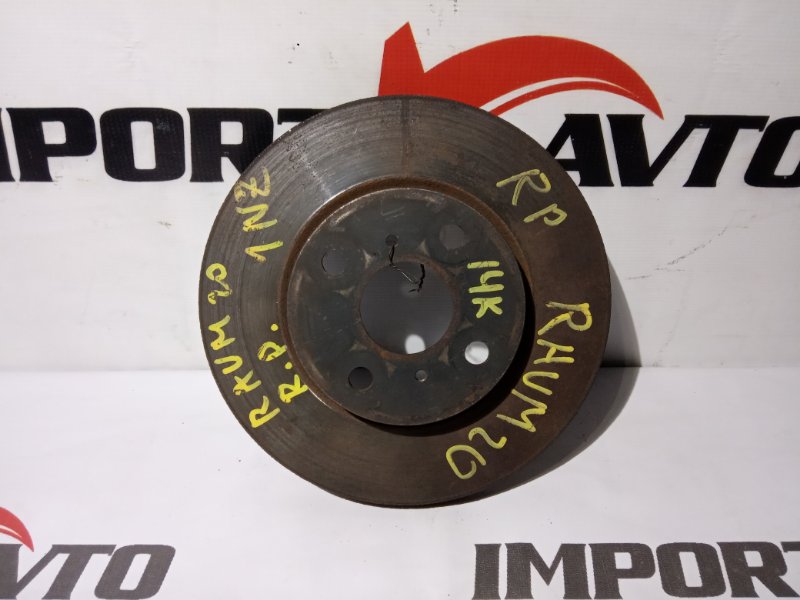 диск тормозной TOYOTA RAUM NCZ20 1NZ-FE передний 168930