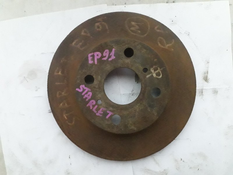 диск тормозной TOYOTA STARLET EP91 4E-FE 1995-1999 передний 270561