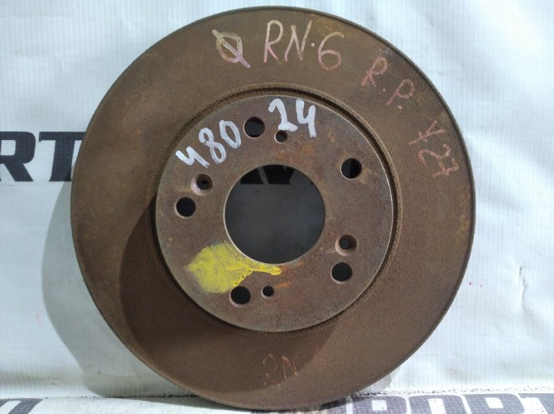 диск тормозной HONDA STREAM RN6 R18A 2006-2009 передний 48024