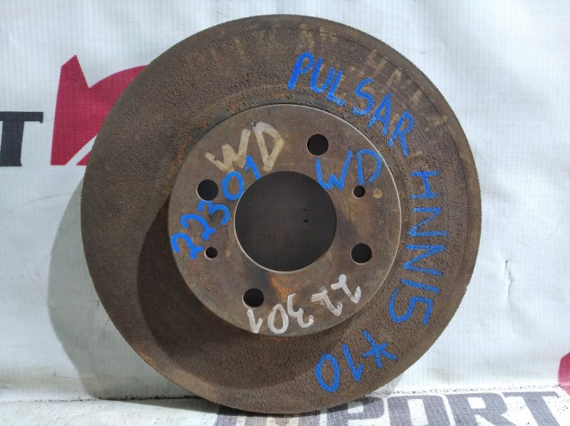 диск тормозной NISSAN PULSAR HNN15 SR18DE 1995-2000 передний 22301