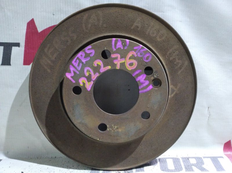 диск тормозной MERCEDES-BENZ A-CLASS W168 166.960 1997-2001 передний 22276