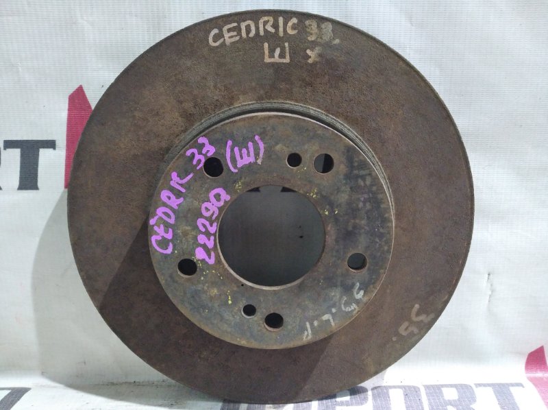 диск тормозной NISSAN CEDRIC Y33 VG20E 1995-1999 передний 22290