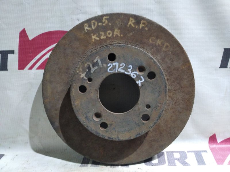 диск тормозной HONDA CR-V RD5 K20A 2001-2006 передний 272367