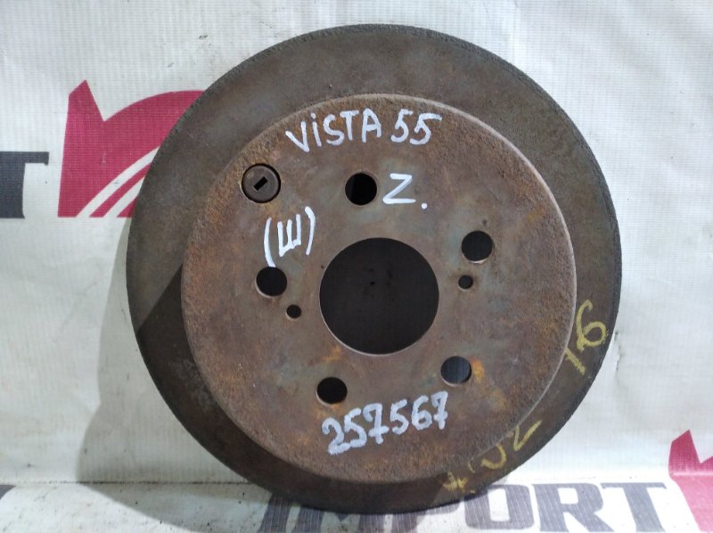 диск тормозной TOYOTA VISTA SV55 3S-FE 1998-2003 задний 272567