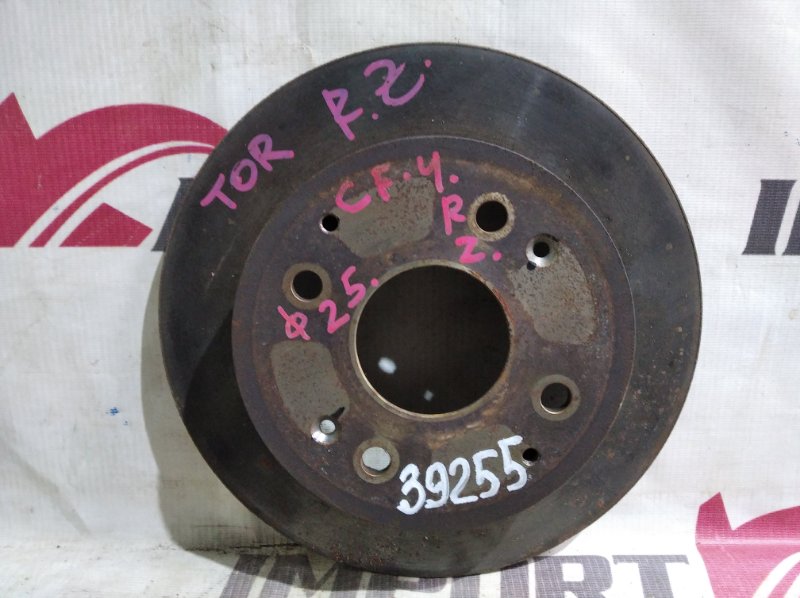 диск тормозной HONDA ACCORD CF4 F20B 1997-2002 задний 39255