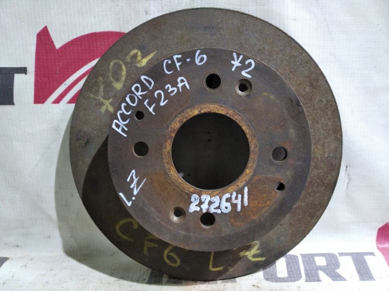 диск тормозной HONDA ACCORD CF6 F23A 1997-2002 задний 272641