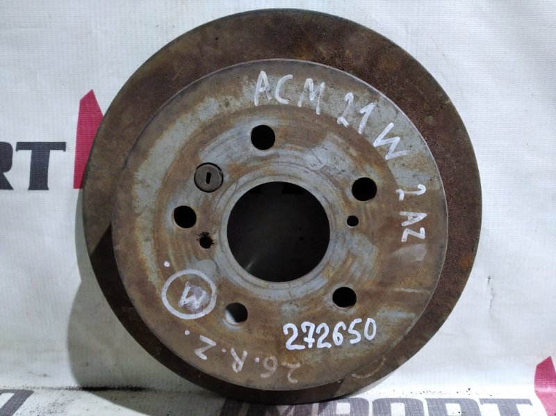 диск тормозной TOYOTA IPSUM ACM21W 2AZ-FE 2001-2009 задний 272650
