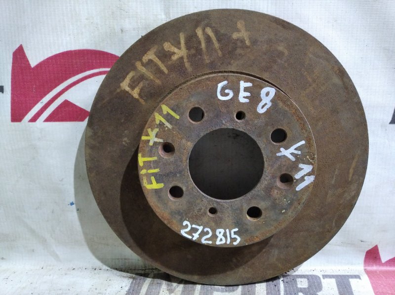 диск тормозной HONDA FIT GE8 L15A 2007-2013 передний 272815