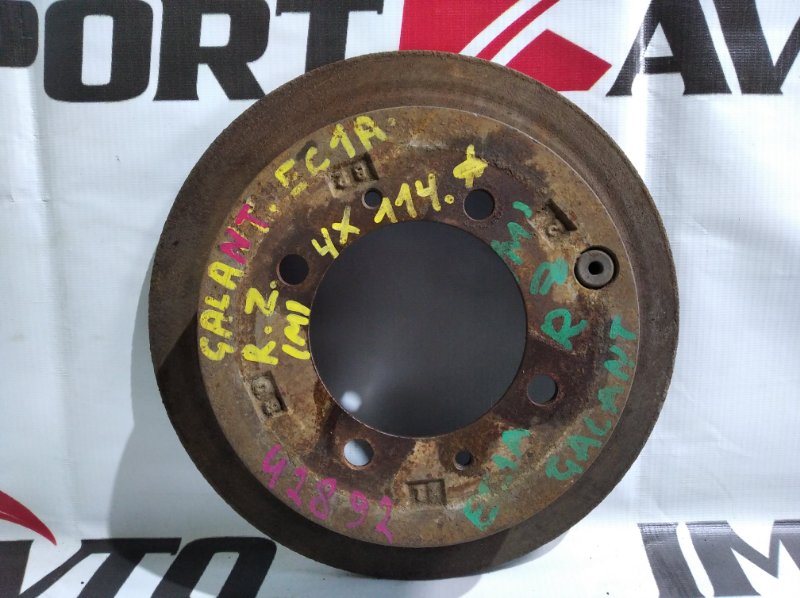 диск тормозной MITSUBISHI GALANT EC1A 4G93-GDI 1996-1998 задний 42892