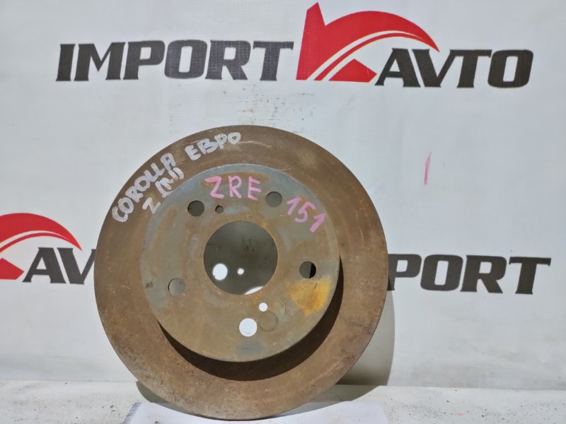 диск тормозной TOYOTA COROLLA ZRE151 1ZR-FE 2006-2013 задний 272973