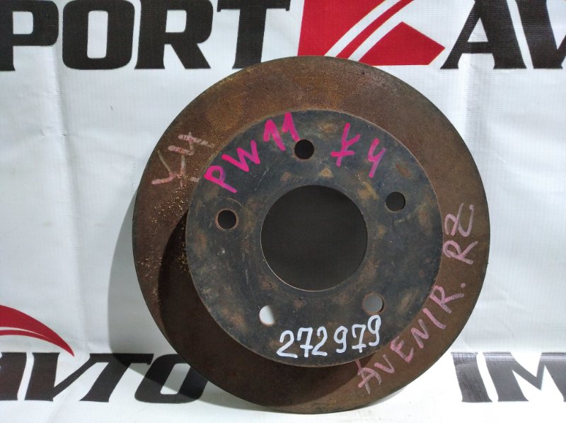 диск тормозной NISSAN AVENIR PW11 SR20DE 1998-2005 задний 272979