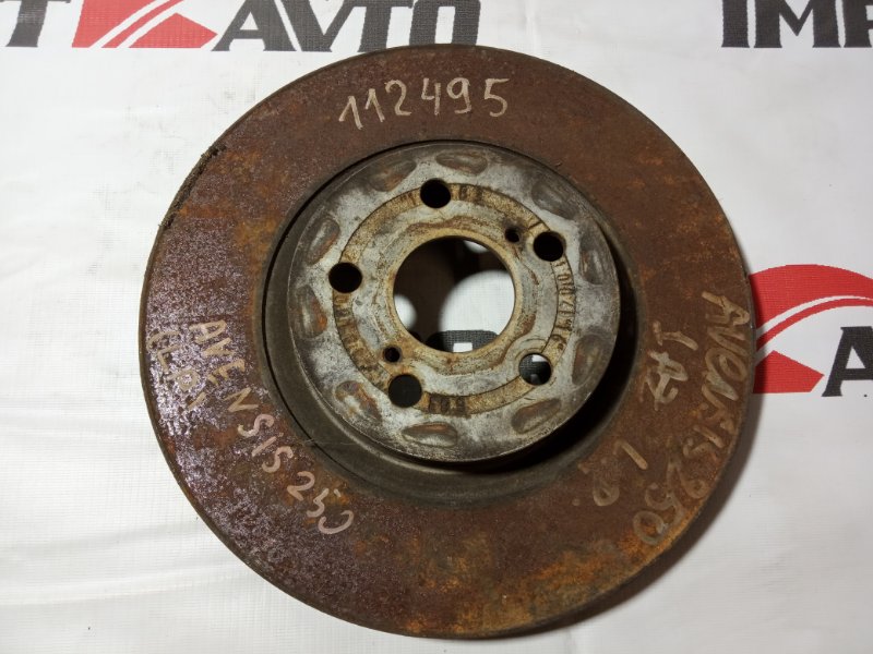 диск тормозной TOYOTA AVENSIS AZT250 1AZ-FSE 2002-2006 передний 112495