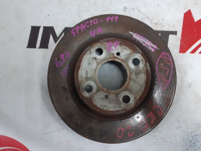 диск тормозной TOYOTA COROLLA SPACIO AE111N 4A-FE 1999-2001 передний 335669