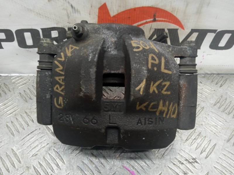 суппорт тормозной TOYOTA GRANVIA KCH10W 1KZ-TE 1995-1997 передний левый 337532