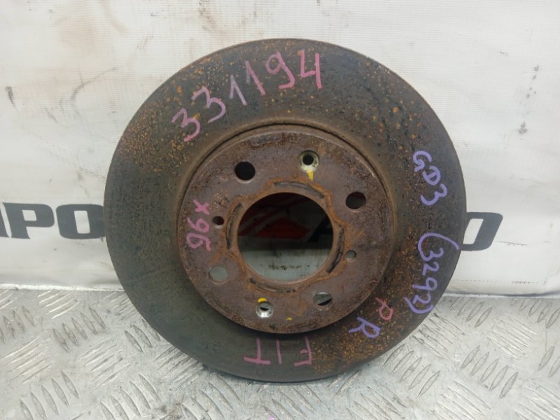 диск тормозной HONDA FIT GD3 L15A 2005-2007 передний 339444
