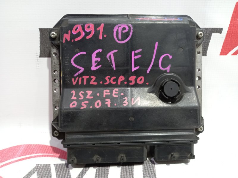 блок управления двигателя TOYOTA VITZ SCP90 2SZ-FE 2005-2007 369322