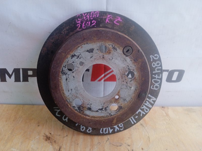 диск тормозной TOYOTA MARK II GX100 1G-FE 1998-2000 задний правый 284709