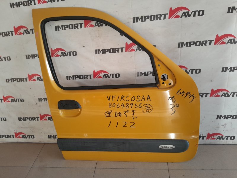 дверь RENAULT KANGOO KC K4M 706, K4M 750, K4M 752, K4M 753 2003-2007 передний правый 414677