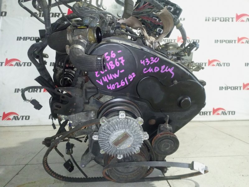двигатель MITSUBISHI PAJERO V44WG 4D56 1991-1997 417010