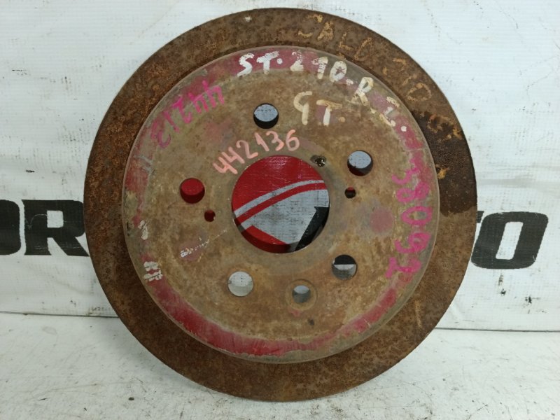 диск тормозной TOYOTA CALDINA ST210 3S-FE задний 442136