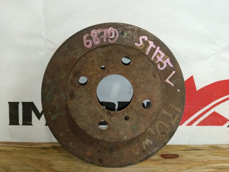 диск тормозной TOYOTA CARINA ST170 4S-FE 1988-1992 передний 6870