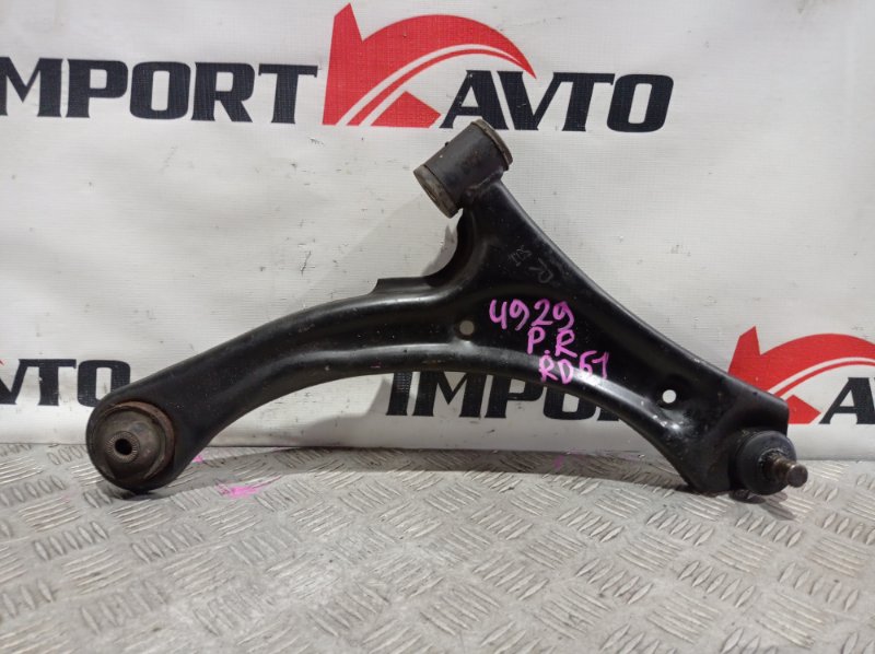 рычаг подвески SUZUKI AERIO RD51S M18A 2003-2006 передний правый 450814