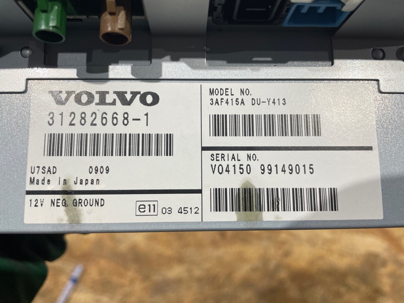 монитор VOLVO XC60 DZ99 B6304T2 2008-2013 486014
