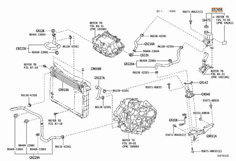 расширительный бачок инвертора TOYOTA PRIUS ZVW30 2ZR-FXE 2011-2015 488810