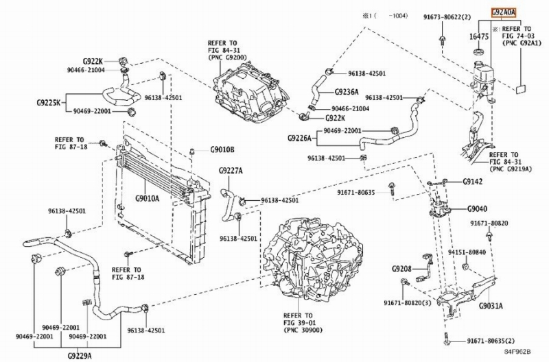 расширительный бачок инвертора TOYOTA PRIUS ZVW30 2ZR-FXE 2009-2011 488809