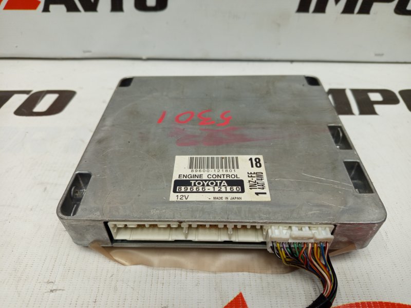 блок управления двигателя TOYOTA COROLLA RUNX NZE124 1NZ-FE 2001-2002 491841