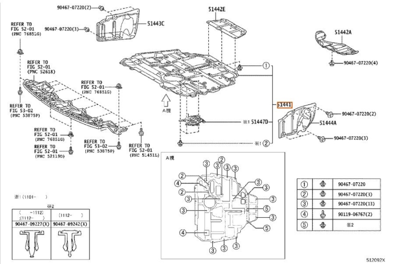 защита двигателя TOYOTA PRIUS ZVW30 2ZR-FXE 2009-2011 489634