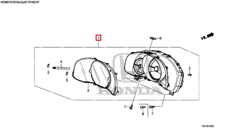 щиток приборов HONDA FIT GK3 L13B 2013-2015 501105