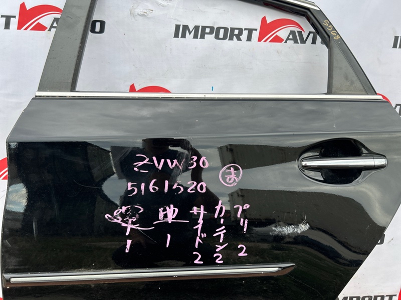 дверь TOYOTA PRIUS ZVW30 2ZR-FXE 2009-2011 задний левый 512739