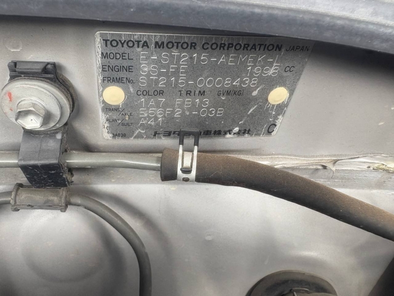 Автомобиль TOYOTA CORONA PREMIO ST215 3S-FE 1996-1997 в разбор 5948