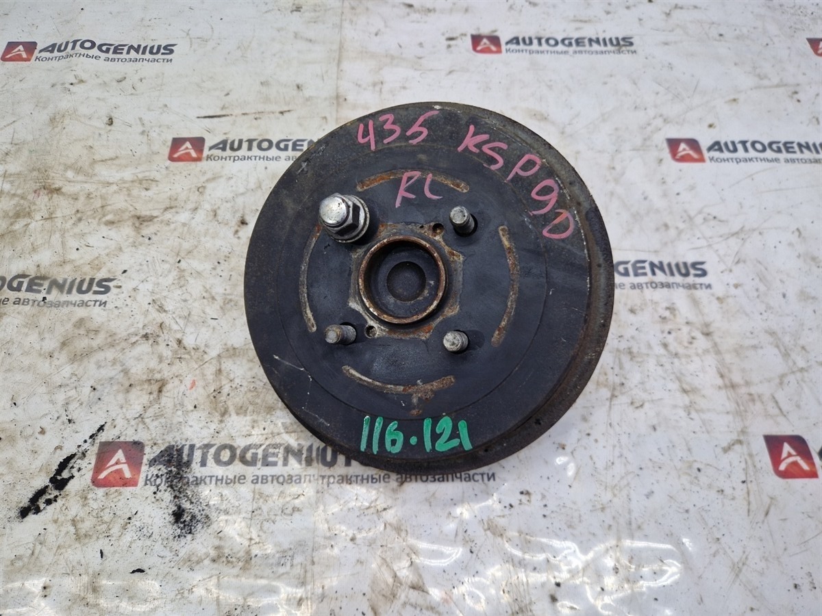 Ступица левая задняя для TOYOTA VITZ KSP90 1KR-FE 1 ракурс Ступица левая задняя для TOYOTA VITZ KSP90 1KR-FE 1 ракурс